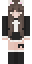 Neko Maid Brown Minecraft skin
