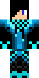 Cyber Checker Boy Minecraft skin