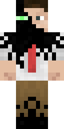Ink Tie Boy Minecraft skin