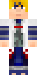 Azure Fighter Minecraft skin