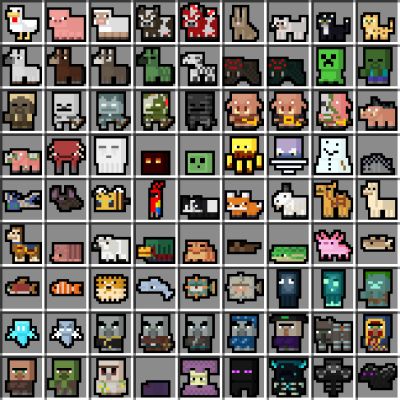 Mini Mob Spawn Eggs 16x on PvPRP