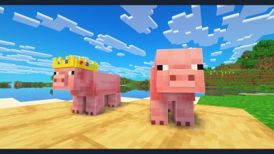Technoblade Pig Crown 16x on PvPRP